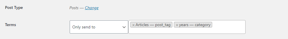filter new posts notifications