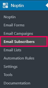 open the subscribers page