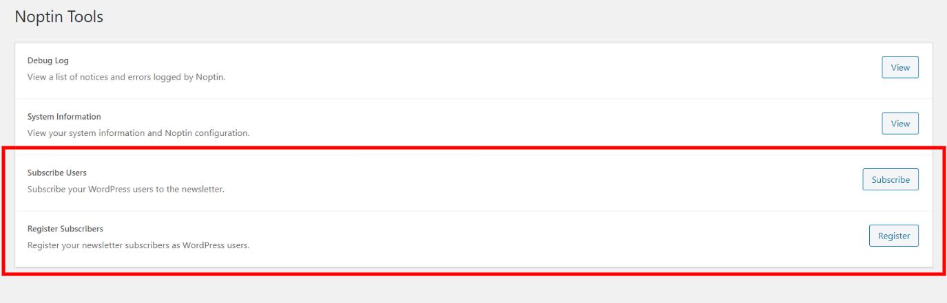 separated user and subscriber sync tools