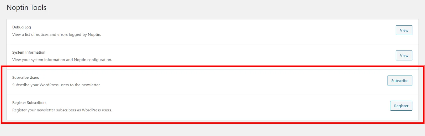 separated user and subscriber sync tools