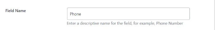Noptin edit custom field name