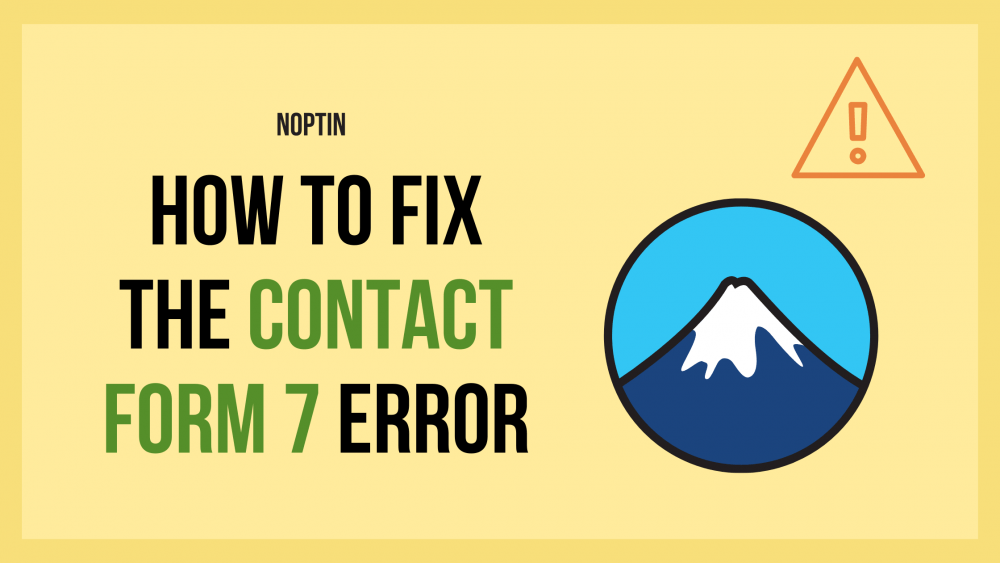 Contact Form 7 Error