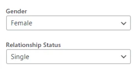 filter recipients custom fields