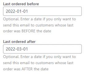 limit woocommerce email recipients by products bought or not bought