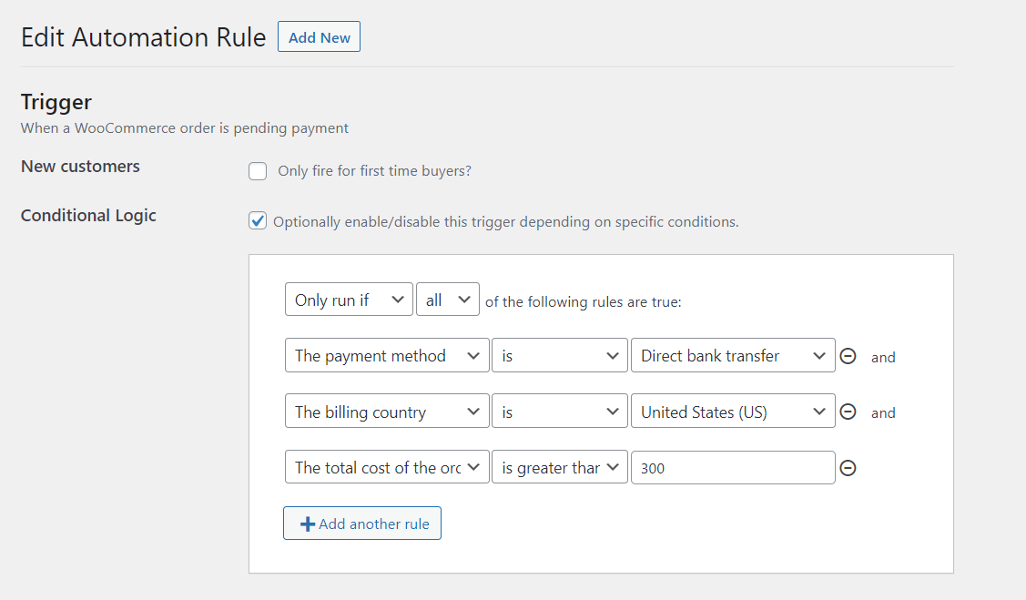 woocommerce billing country payment method total cost
