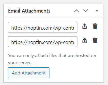 attach files to emails
