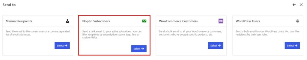 Send latest post to Noptin Subscribers