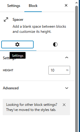 How to adjust the spacer height