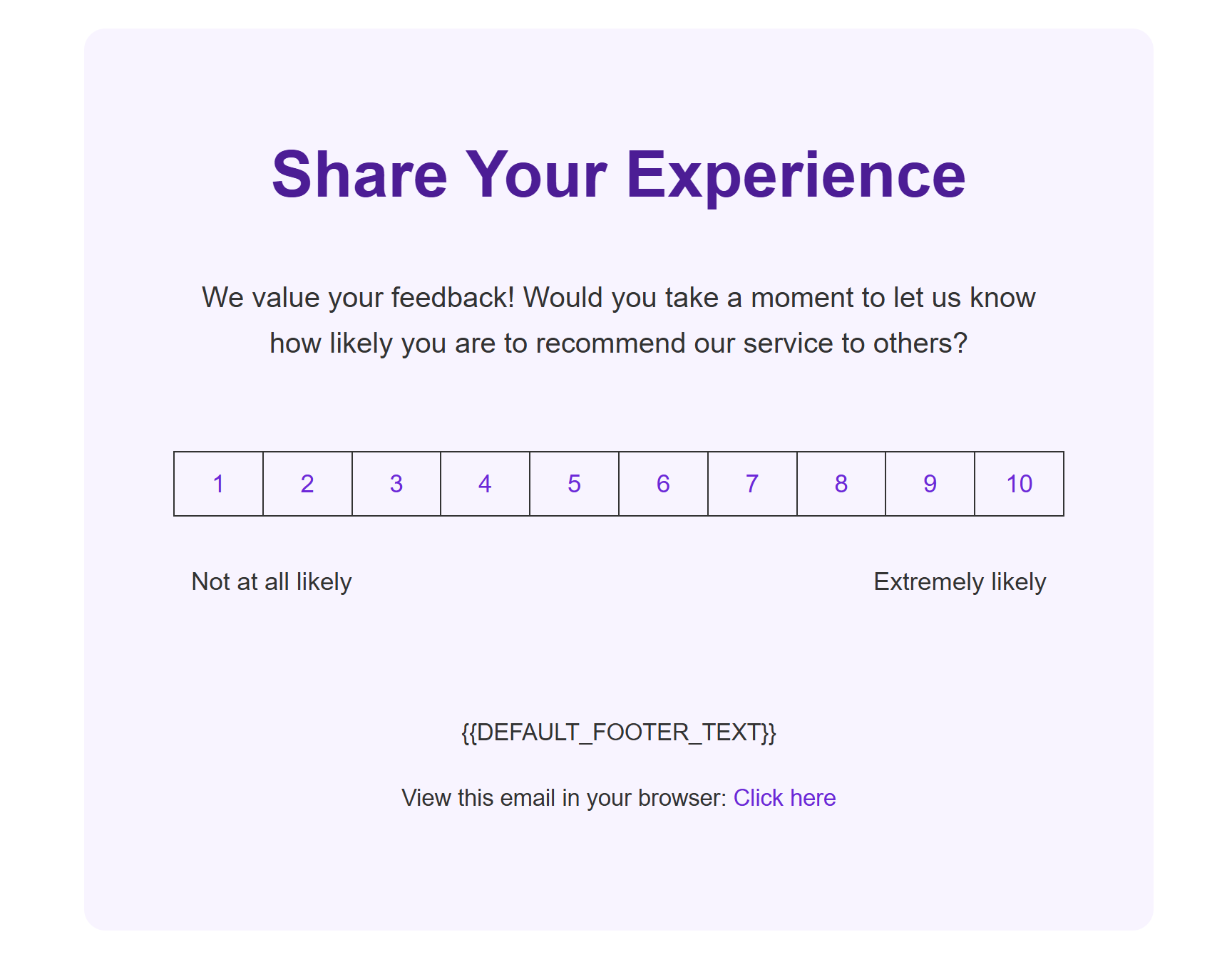 Share Your Experience