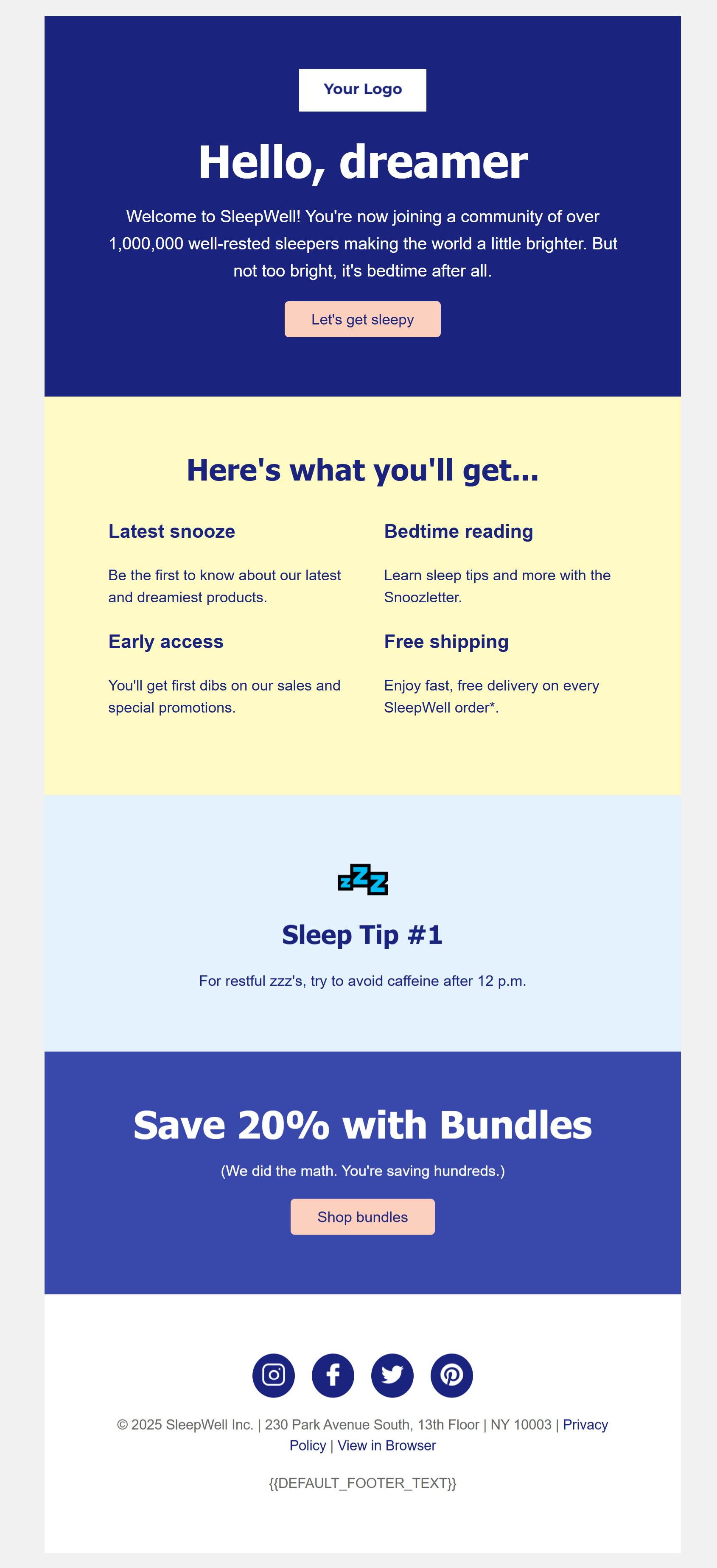 Welcome to SleepWell