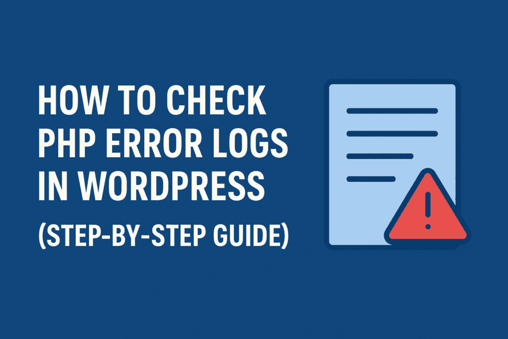 How to Check PHP Error Logs in WordPress (Step-by-Step Guide)